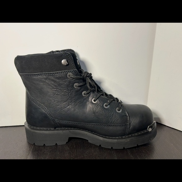 Harley Davidson Chipman Leather Motorcycle Riding Boots Black Mens 11 main image 6
